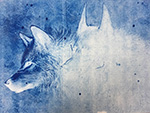 Cyanotype print